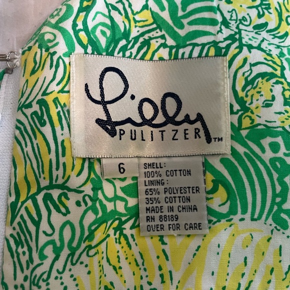 Vintage White Tag Lilly Pulitzer Tiger Dress - Picture 3 of 7